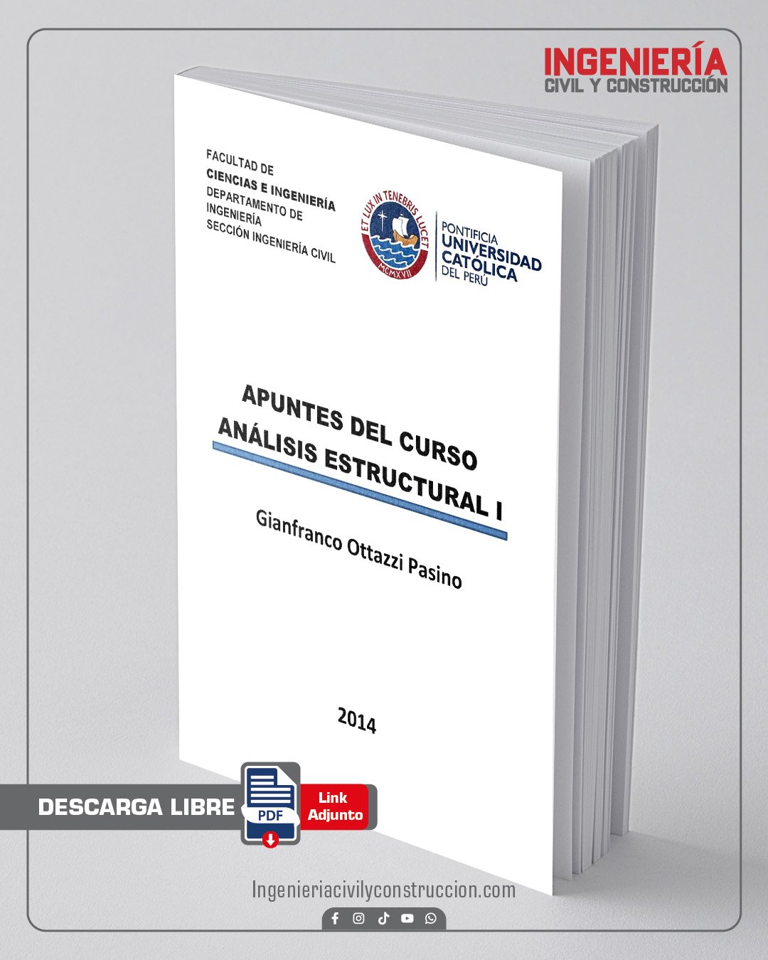 Apuntes del curso Análisis Estructural I – Gianfranco Ottazzi Pasino
